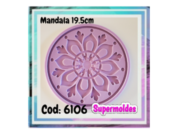 MOLDES RESINA MANDALA 19.5 cm