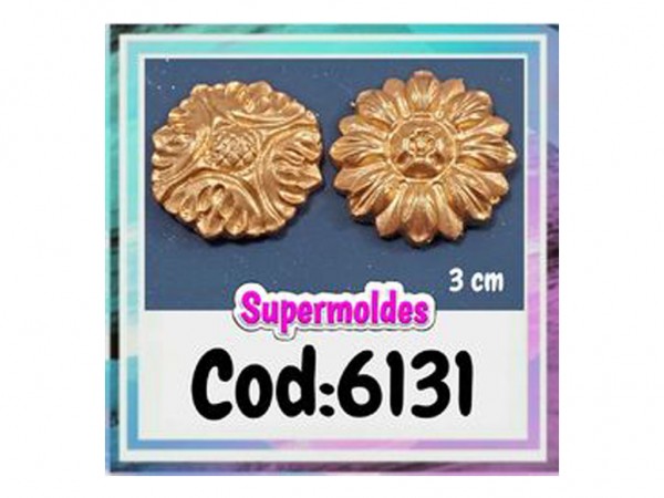 MOLDES SILICONA ORNAMENTO RED A X2u 3CM