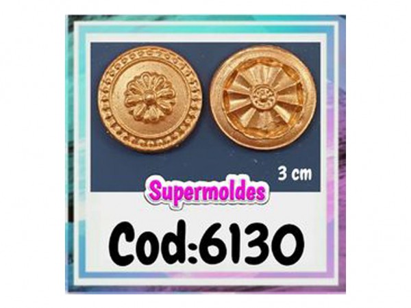 MOLDES SILICONA ORNAMENTO RED B  X2u 3cm