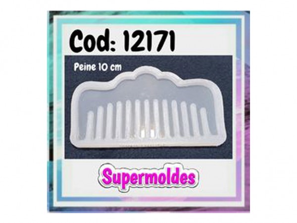 MOLDES SILICONA PEINE 10cm