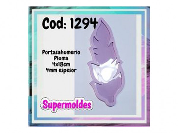 MOLDES SILICONA PLUMA 48x4.5cm