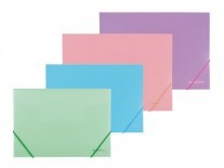 CARPETA A4 ARCHIVO 4cm PASTEL C/ELASTICO