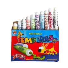 TEMPERAS SENORITA SURTIDA x10 und