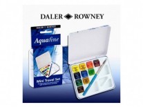 ACUARELAS PASTILLAS AQUAFINE LATA 10 COL