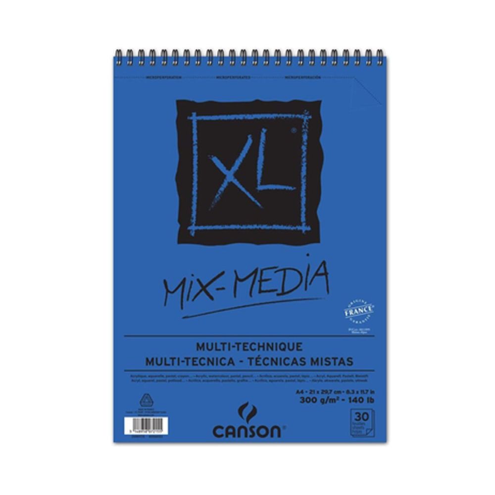BLOCK MIX MEDIA 300g A4 TEXTURED 68H