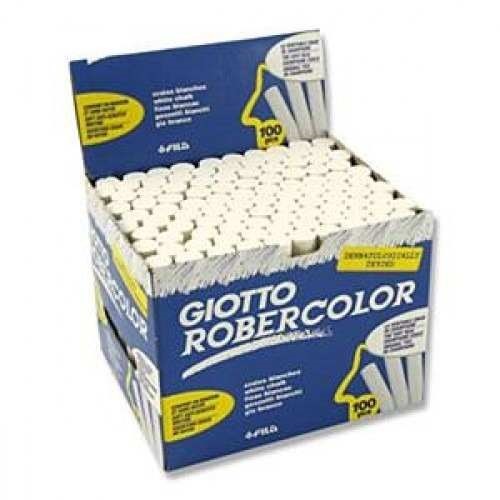 TIZA ROBERCOLOR x100 BLANCAS GIOTTO
