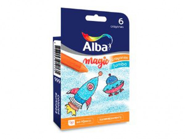 CRAYONES ALBA JUMBO x6
