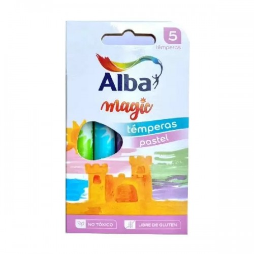 TEMPERAS ALBAMAGIC PASTEL x5 unid 8ml c/