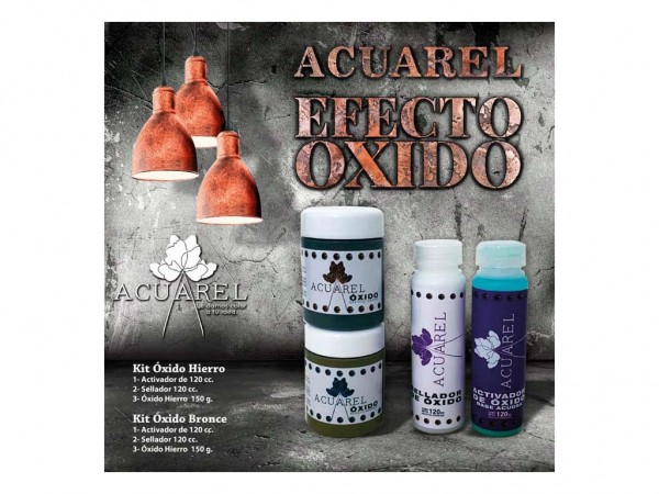 KIT EFECTO OXIDO BRONCE ACUAREL