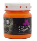 TEMPERAS ACUAREL 250g FLUO NARANJA