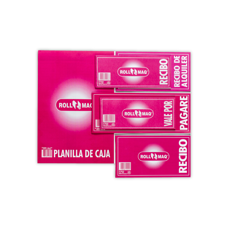 RECIBO ROLL MAQ 1002 40 HOJAS