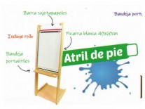 ATRIL INFANTIL DE PIE 40x60cm C/ROTAFOLI