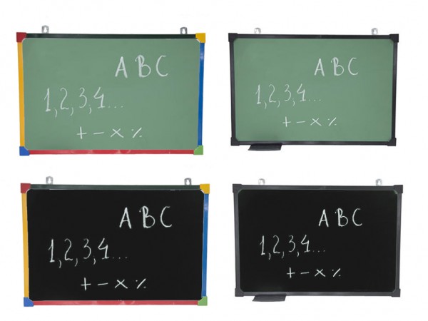 PIZARRA TIZA 60x80 MARCO COLOR