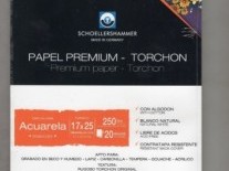 BLOCK ACUARELA 250g 17x25cm 20H TORCHON