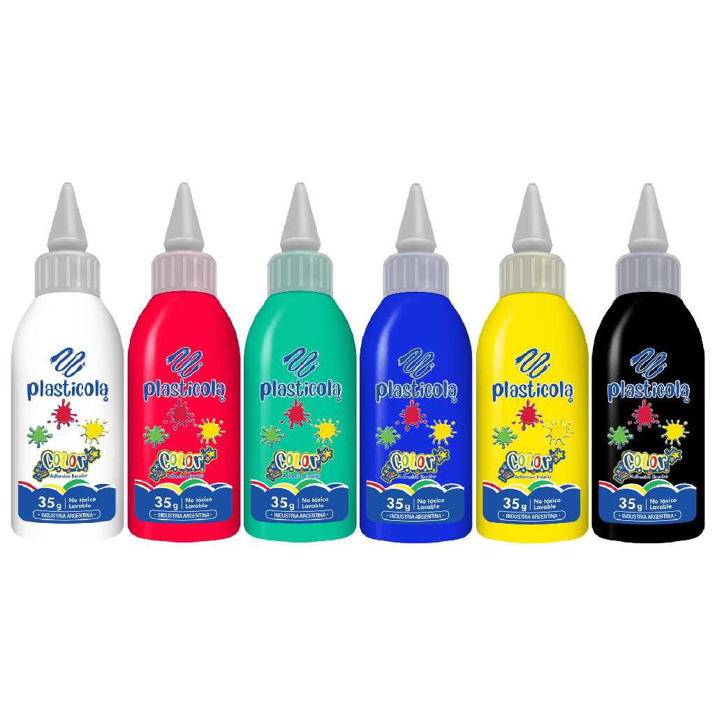 PLASTICOLA COLOR AZUL 40ml