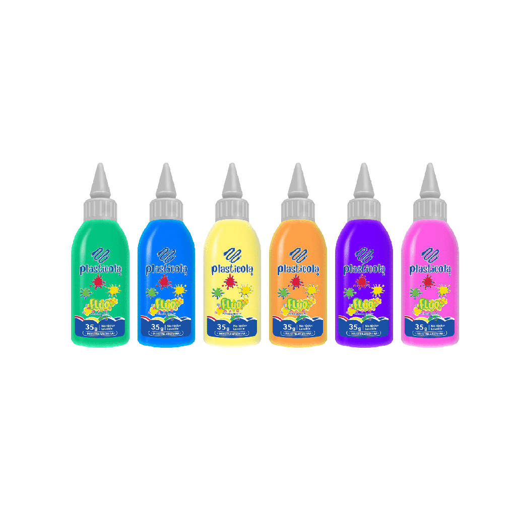 PLASTICOLA FLUO AMARILLO 40ml