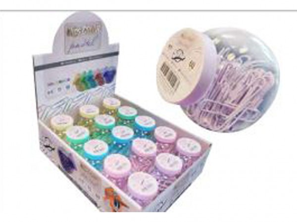 CLIPS FORRADO N6 COLOR PASTEL x60und