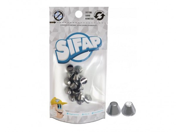 TACHA PLATA x20und