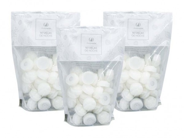 VELAS NOCHE x50 unid CON 3 LATAS