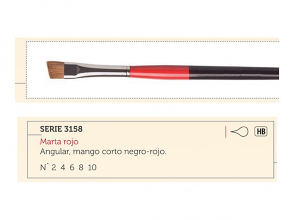 PINCEL CASAN ANGULAR 3158/02 PELO MARTA