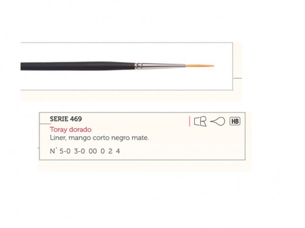 PINCEL CASAN LINNER 469/5-0 SINTETICO