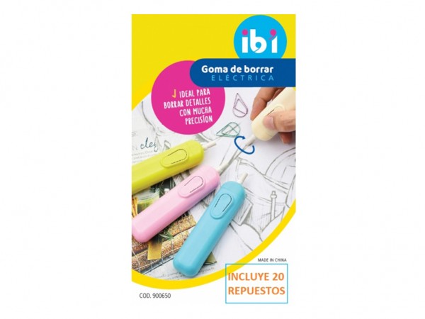 GOMA ELECTRICA DE BORRAR LAPIZ+20 REPUES