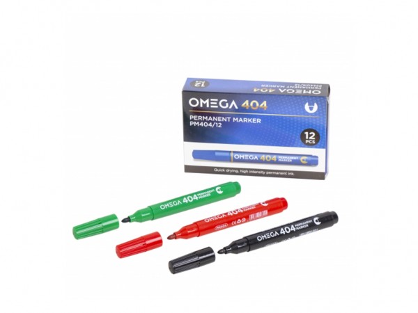 MARCADOR INDELEBLE GRUESO PTA RED NEGRO