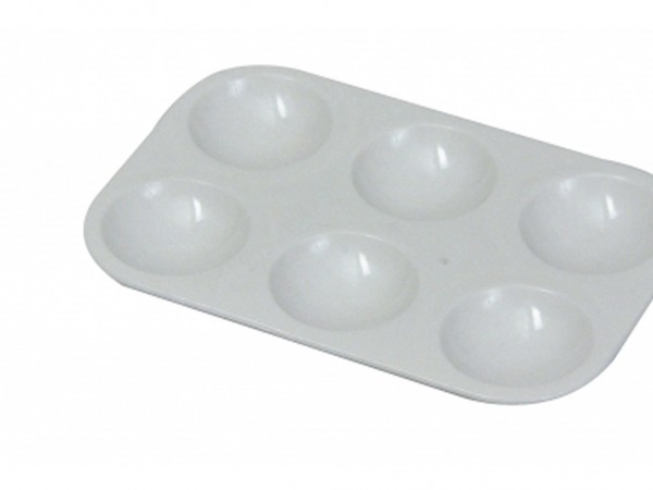 MEZCLADOR PLASTICO 6 CAVIDADES 12x9cm
