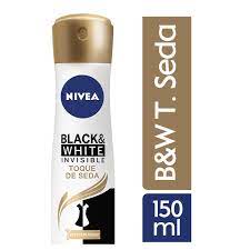 NIVEA SPRAY INVISIBLE B&W TOQUE DE SEDA 150ml