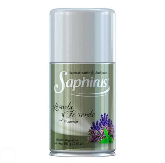 AEROSOL SAPHIRUS LAVANDA Y TE VERDE 280cc