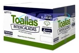 TOALLAS INTERCALADAS BLANCAS 1000 hojas PREMIUM