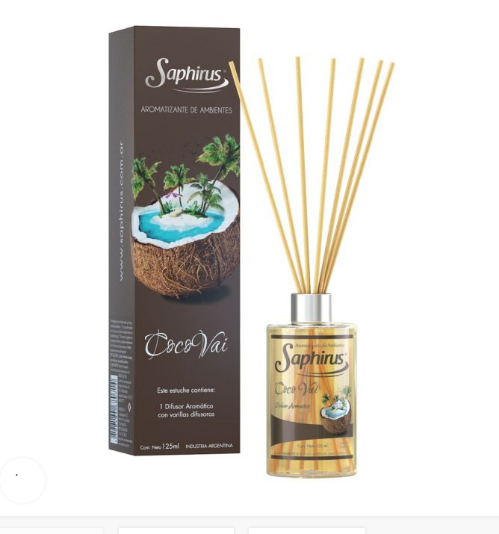 DIFUSORES AROMATICOS COCO VAINILLA 125ml