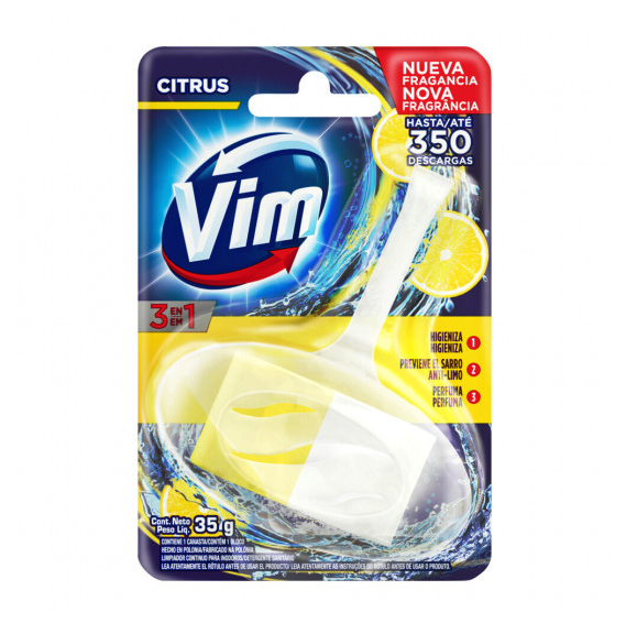 CANASTA INODORO SOLIDA 4EN1 VIM CITRUS 35g