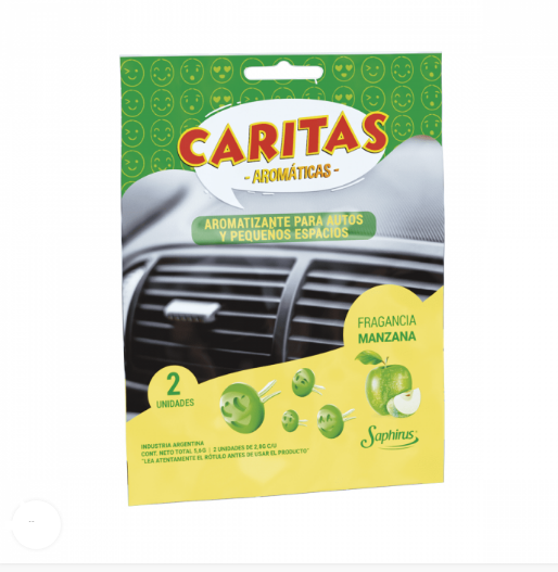 AROMATIZANTE AUTO "CARITAS" MANZANA