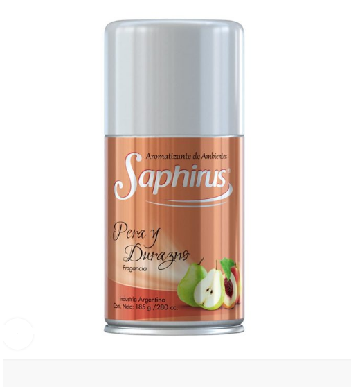 AEROSOL SAPHIRUS PERA Y DURAZNO 280cc