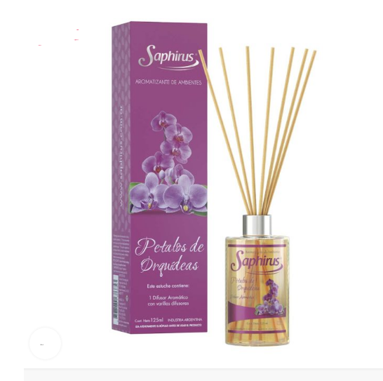 DIFUSORES AROMATICOS PETALOS DE ORQUIDEA 125ml