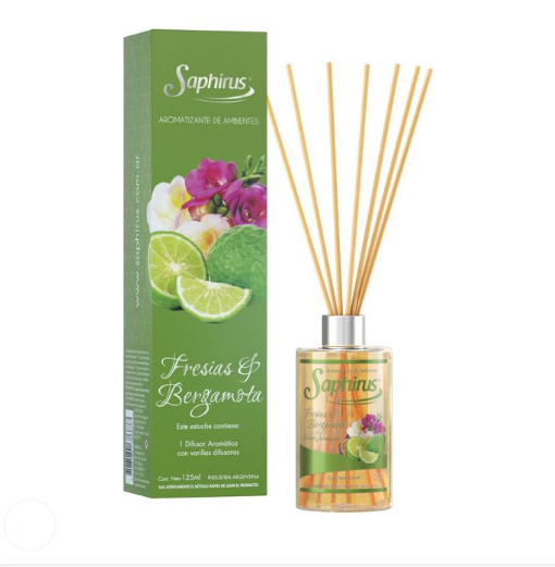 DIFUSORES AROMATICOS FESIAS Y BERGAMOTA 125ml
