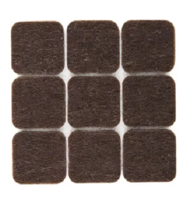 TOPETINA CUADRADA 3cm 9 UNIDADES