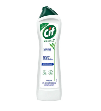 LIMPIADOR CIF CREMA BIOACTIVE BCO 750g