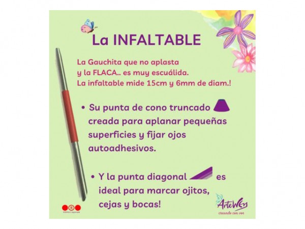 HERRAMIENTAS PORCELANA INFALTABLE 6mm