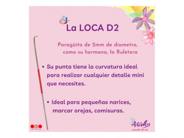 HERRAMIENTAS PORCELANA LOCA D2mm