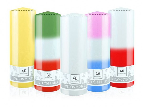 VELON 7 DIAS ILUMINARTE 16cm BLANCO