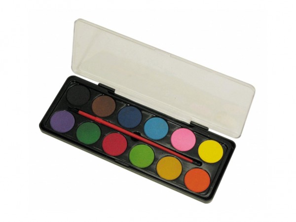 ACUARELAS IBI x12 PAST ESTUCHE RIGIDO