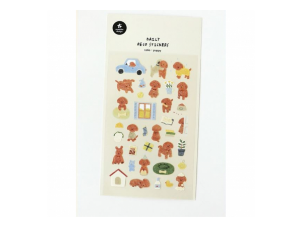 STICKER PVC 10x19cm PUPPY