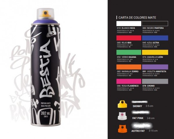 AEROSOL BESTIA ROSA FLAMENCO 392g