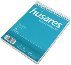 BLOCK ESPIRAL HUSARES A4 80H RAYADO