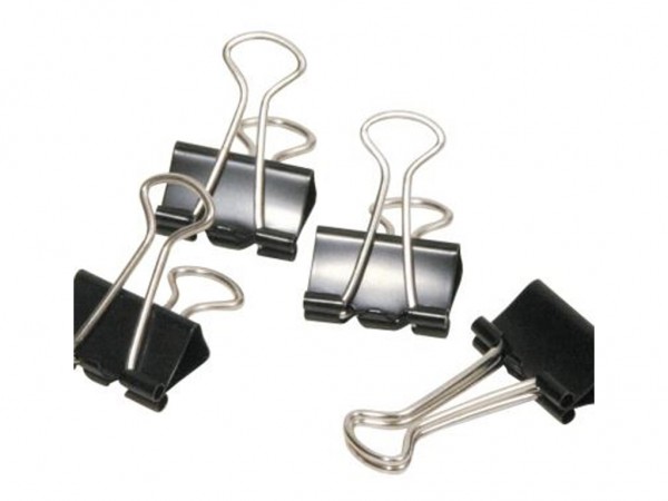 BINDER CLIPS NEGROS 32mm caja x12unid