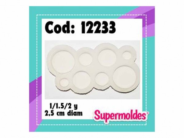MOLDES SILICONA CIRCULOS