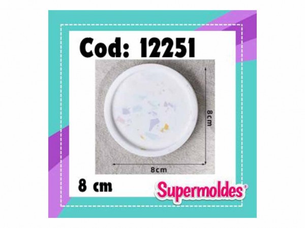 MOLDES SILICONA POSAVASO RED BORDE 8 CM