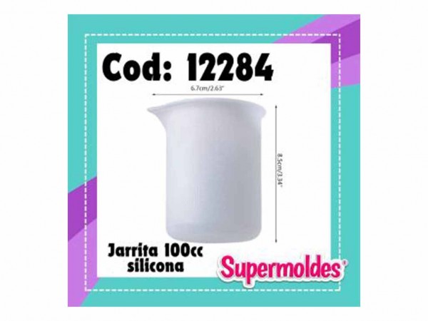 MOLDES SILICONA VASITO 100 cc